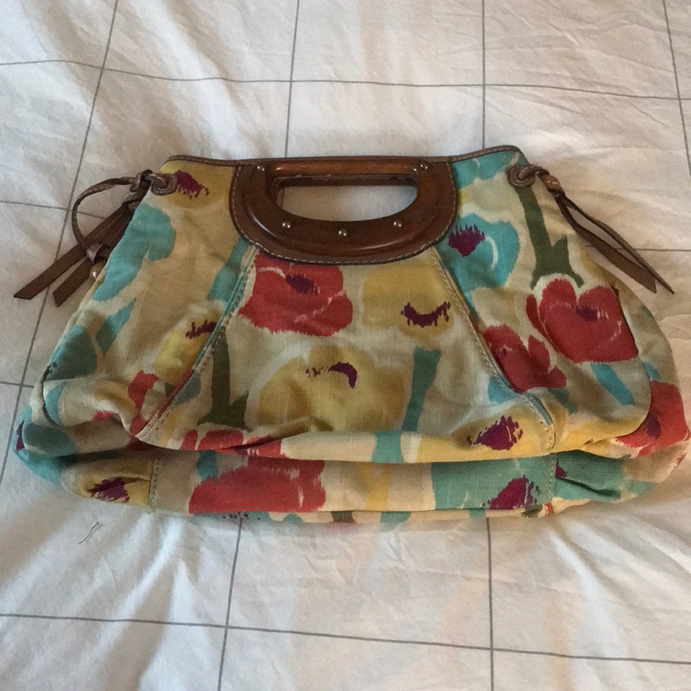 Fossil Canvas Clutch